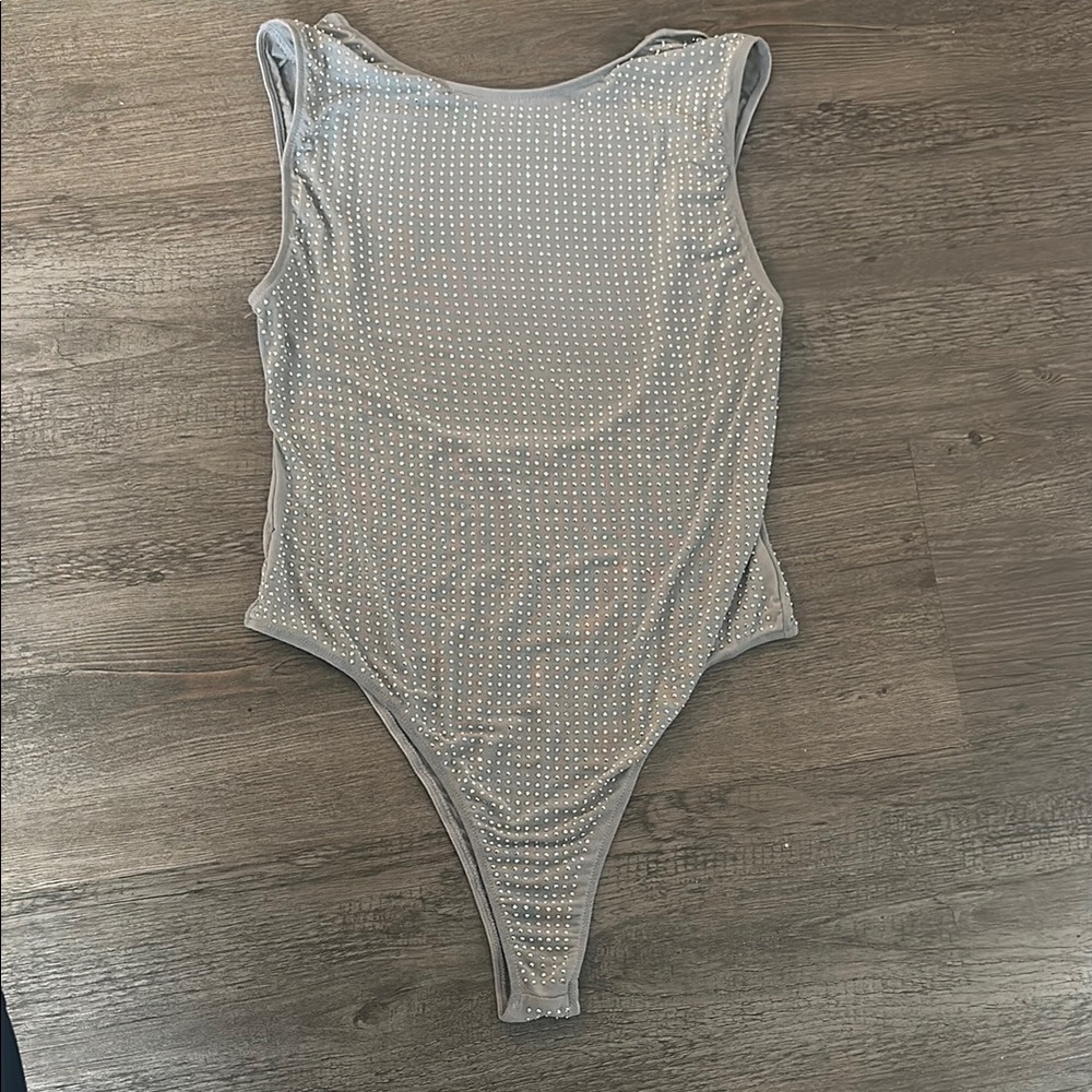 Zara Rhinestone Bodysuit
